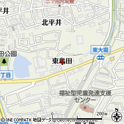 愛知県東海市加木屋町東島田周辺の地図