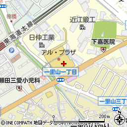 株式会社かめやクリーニング　アルプラザ瀬田店周辺の地図
