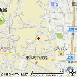 兵庫県西脇市西脇594-3周辺の地図