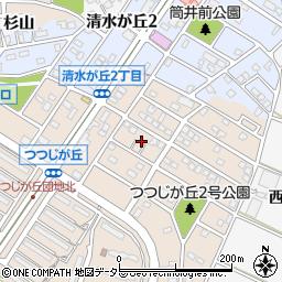 愛知県知多市つつじが丘2丁目14周辺の地図