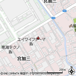 静岡県静岡市清水区宮加三321周辺の地図