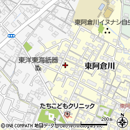 三重県四日市市東阿倉川351周辺の地図