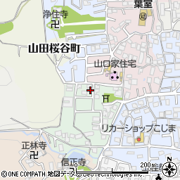 京都府京都市西京区山田南町25周辺の地図