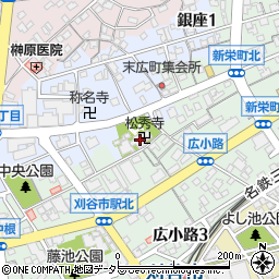 松秀寺周辺の地図