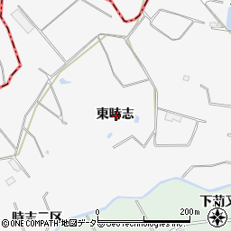 愛知県知多郡東浦町森岡東時志周辺の地図