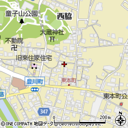 兵庫県西脇市西脇454-1周辺の地図
