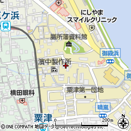 滋賀県大津市御殿浜4-7周辺の地図