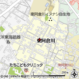 三重県四日市市東阿倉川319周辺の地図