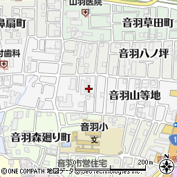 京都府京都市山科区音羽山等地10-1周辺の地図