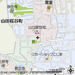 京都府京都市西京区山田南町36周辺の地図
