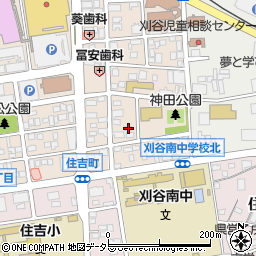 愛知県刈谷市若松町5丁目9周辺の地図