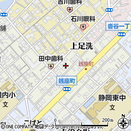 静岡県静岡市葵区銭座町109周辺の地図