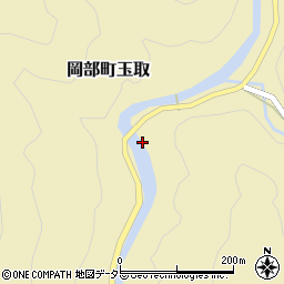 静岡県藤枝市岡部町玉取1594周辺の地図