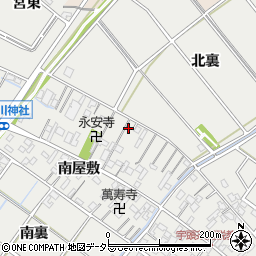 愛知県安城市浜屋町北裏19周辺の地図