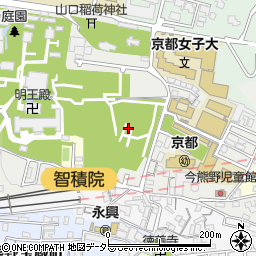 京都府京都市東山区今熊野日吉町周辺の地図