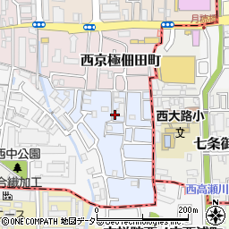 京都府京都市右京区西京極下沢町6-6周辺の地図