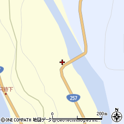 愛知県新城市只持（社ノ）周辺の地図