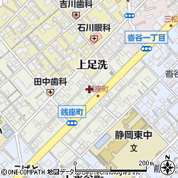 静岡県静岡市葵区銭座町85周辺の地図
