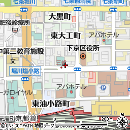 京都 炭火串焼つじや 京都駅前店周辺の地図