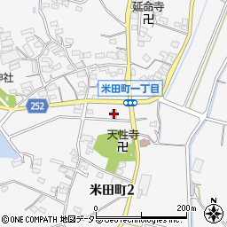 ファミリーマート大府米田店周辺の地図
