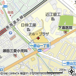 滋賀銀行アル・プラザ瀬田 ＡＴＭ周辺の地図