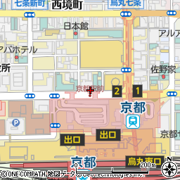 柿の葉ずし 平宗 近鉄京都駅周辺の地図