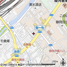 リンタツ　静岡支店周辺の地図