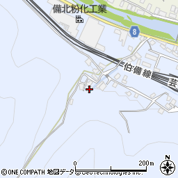 岡山県新見市西方668周辺の地図