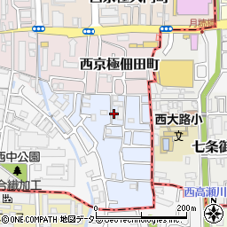 京都府京都市右京区西京極下沢町6-3周辺の地図