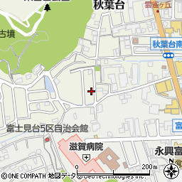 滋賀県大津市秋葉台15-63周辺の地図