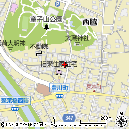 兵庫県西脇市西脇421-5周辺の地図