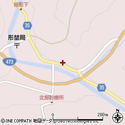 愛知県岡崎市桜形町日面周辺の地図