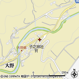 静岡県伊豆市大野244-1周辺の地図