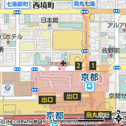いろはかるた 京都駅前店周辺の地図