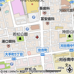 愛知県刈谷市若松町3丁目26周辺の地図