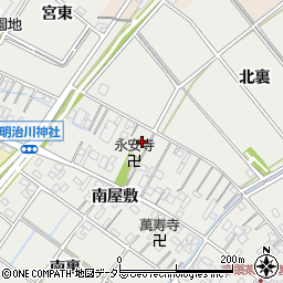 愛知県安城市浜屋町北裏174周辺の地図