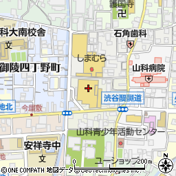 株式会社マツヤスーパー　山科三条店周辺の地図