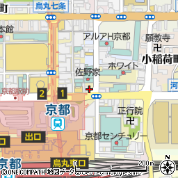 どんぐり DONGURI 京都駅前・東店周辺の地図