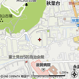 滋賀県大津市秋葉台15-82周辺の地図