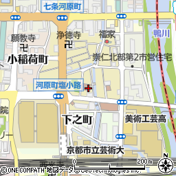 下京消防署塩小路消防出張所周辺の地図