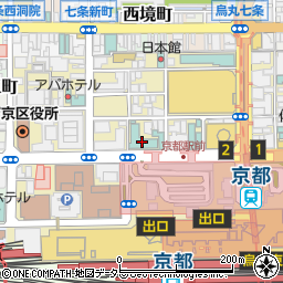 欧風料理 モンスレー 京都新阪急ホテル周辺の地図