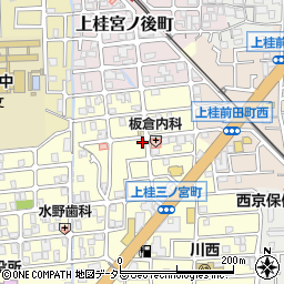 京都府京都市西京区上桂三ノ宮町61周辺の地図