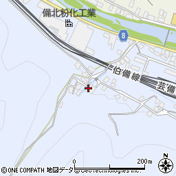 岡山県新見市西方560周辺の地図