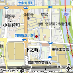 下京消防署塩小路消防出張所周辺の地図