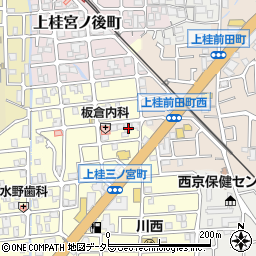 京都府京都市西京区上桂三ノ宮町56周辺の地図