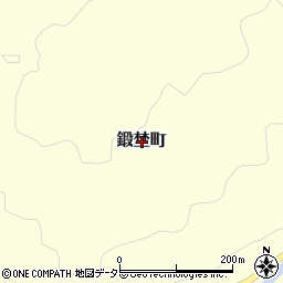 愛知県岡崎市鍛埜町周辺の地図