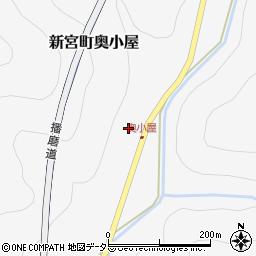 兵庫県たつの市新宮町奥小屋297周辺の地図
