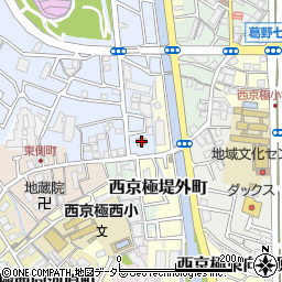 ローソン天神川七条店周辺の地図