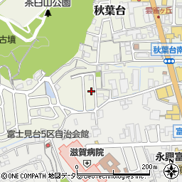 滋賀県大津市秋葉台15-64周辺の地図