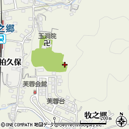 静岡県伊豆市牧之郷周辺の地図